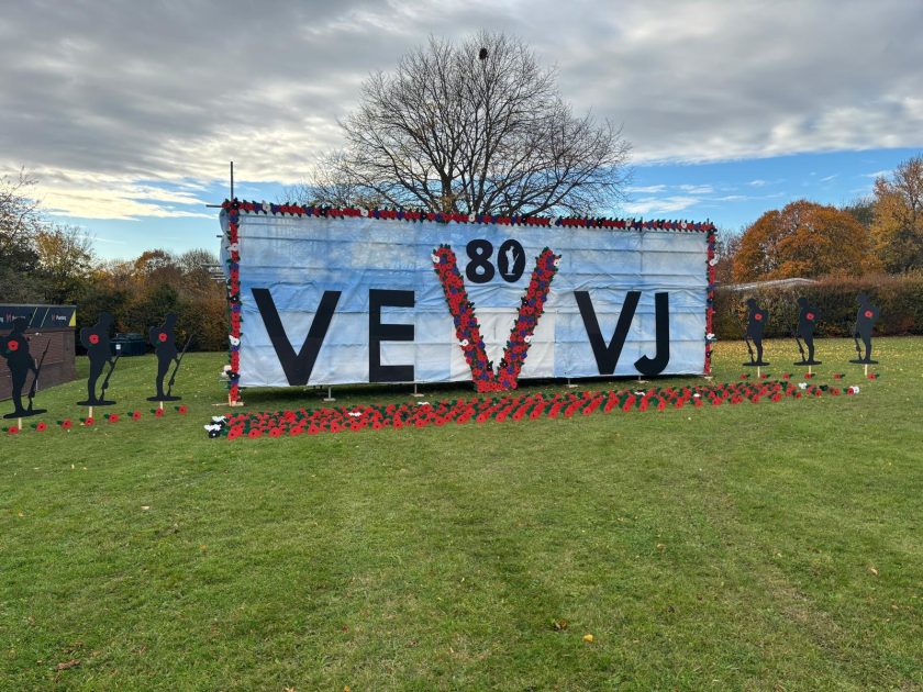 Students make 1000 poppies to honour the fallen